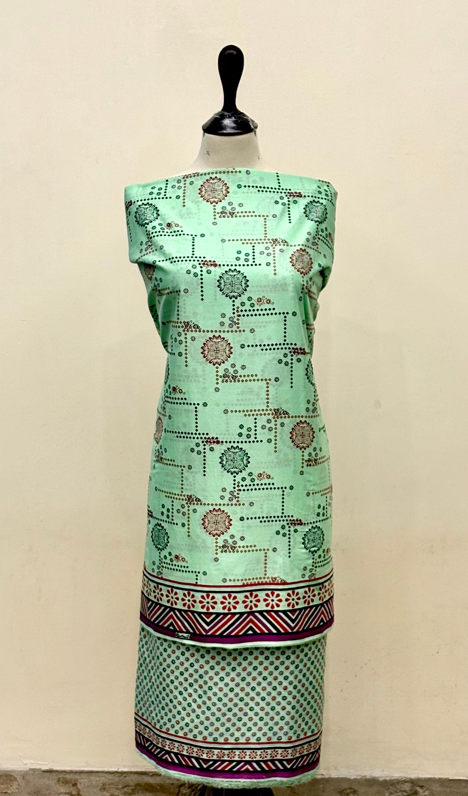 2 Piece Unstitched Printed Lawn Suit