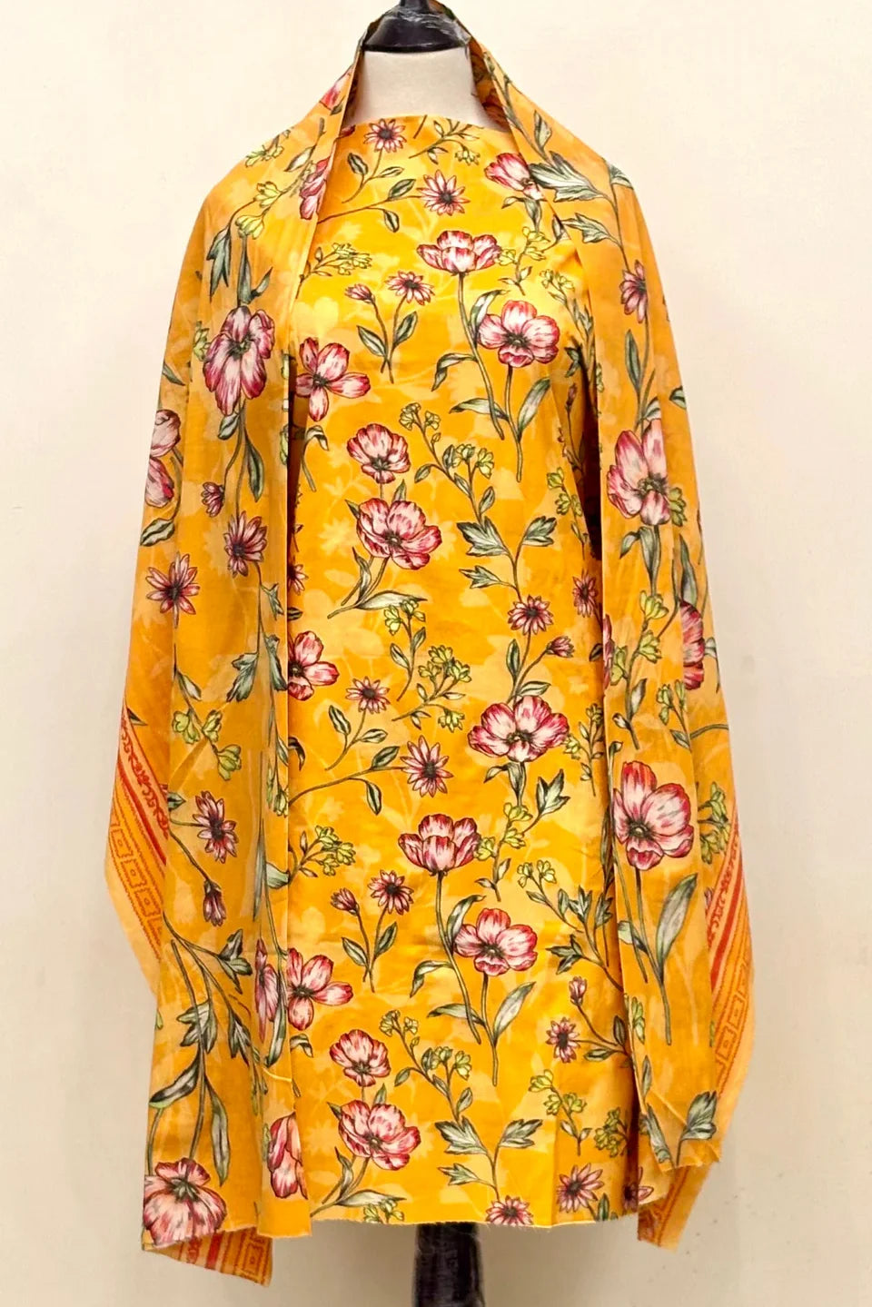 2 Piece Unstitched Ladies Printed Lawn Suit